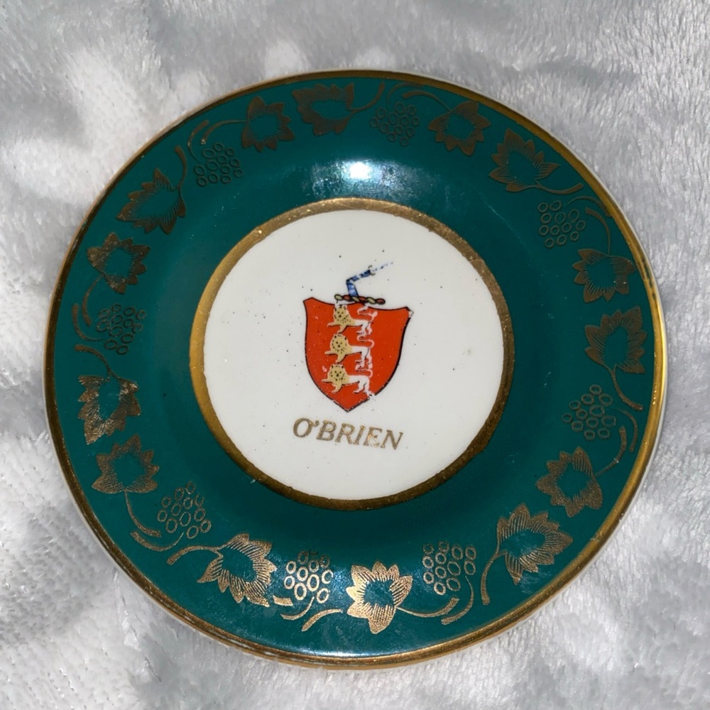 Arklow Pottery Historic Families Dublin‎ Mini Plate O’Brien